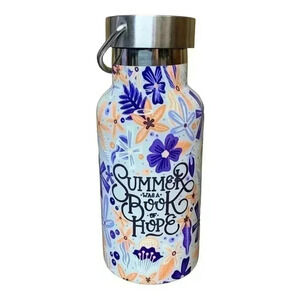 Owlcrate Exclusive Macarena Chomik Water Bottle Benjamin Alire Saenz Quote NEW